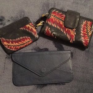 Fossil lot and one non brand Navy Blue